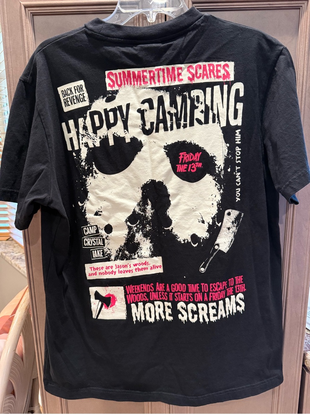Friday the 13th Large Black Graphic Short Sleeve Tee, NWOT - Picture 3 of 9